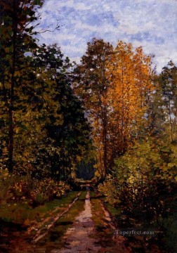  Monet Pintura Art%C3%ADstica - Camino en el bosque Claude Monet